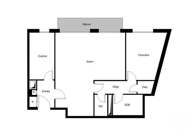 Appartement F2 à vendre - 2 pièces - 60.42 m2 - PARIS - 75015 - ILE-DE-FRANCE - Century 21 Farré La Motte Picquet